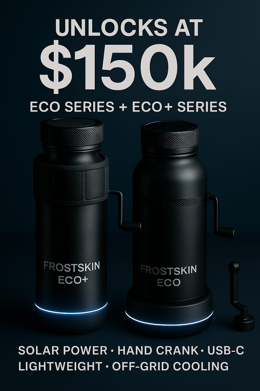 FrostSkin Eco and Eco+ bottles